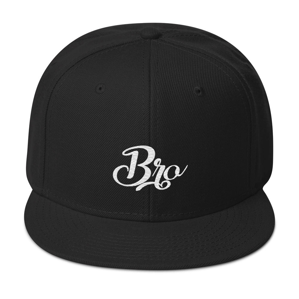 Bro Adjustable Black Baseball Cap for Men & Women