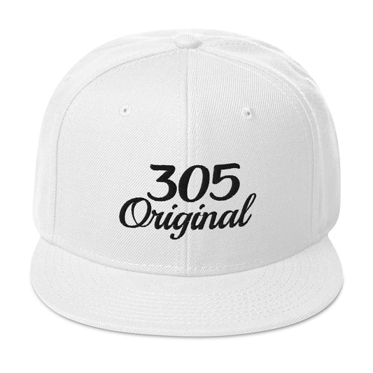 305 Original Adjustable White Baseball Cap for Men & Women