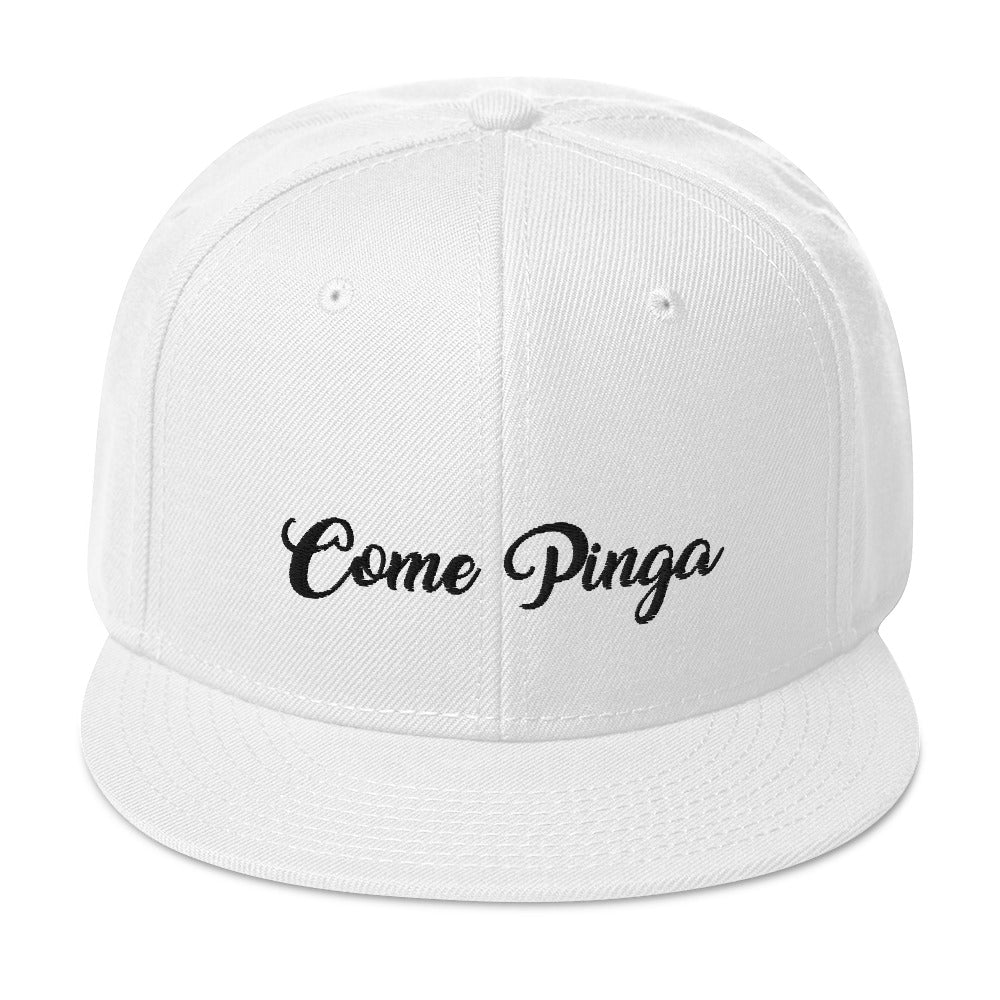 Come Pinga Adjustable White Baseball Cap for Men & Women