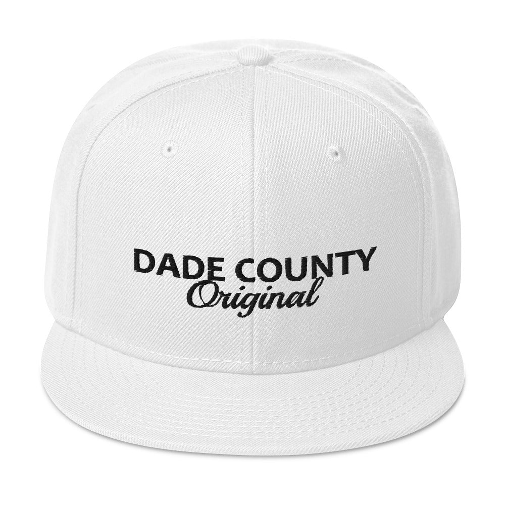 Dade County Original Adjustable White Baseball Cap for Men & Women