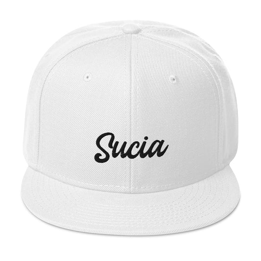 Sucia Adjustable White Baseball Cap for Men & Women