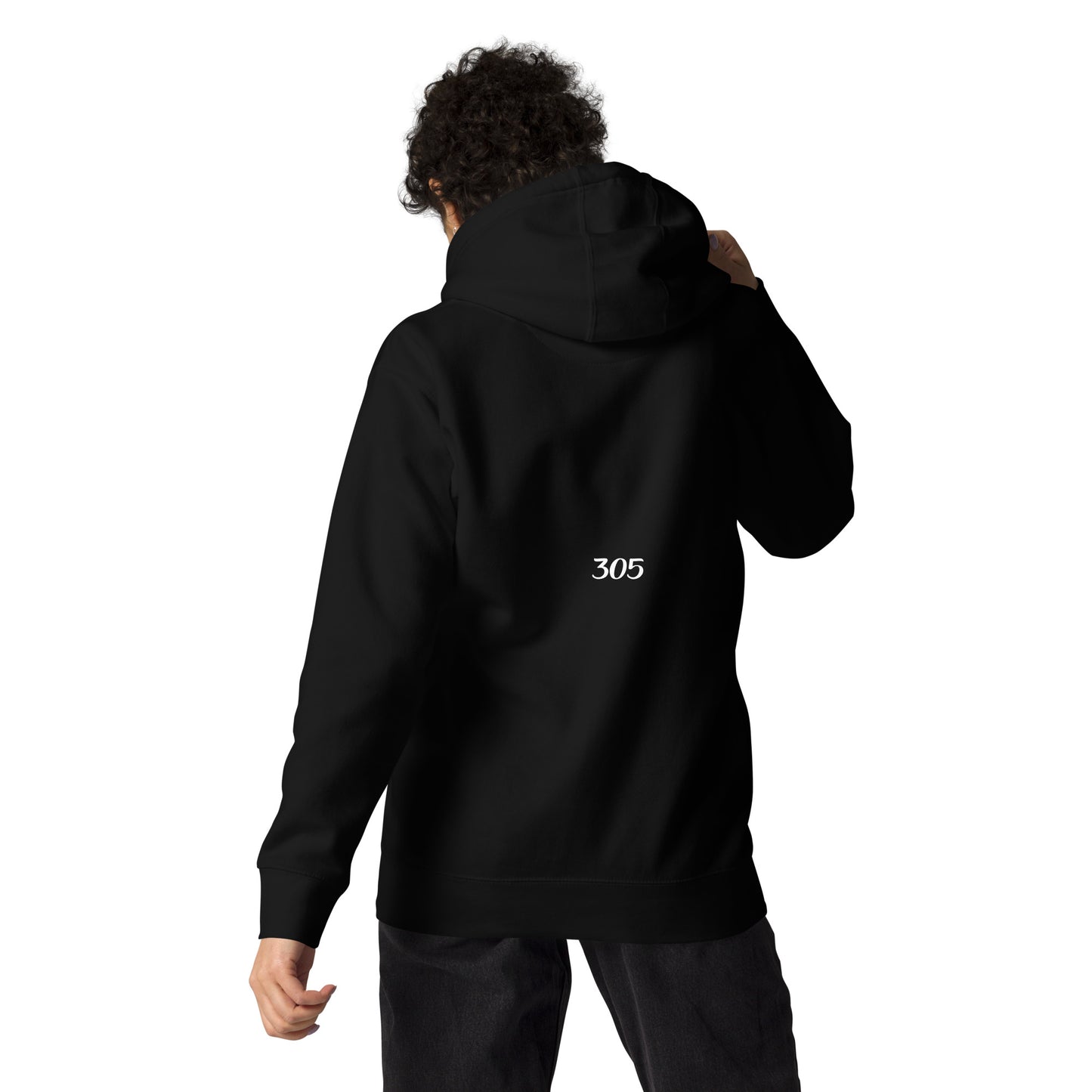 Sucia Cozy Lightweight Fleece Black/Gray Hoodie