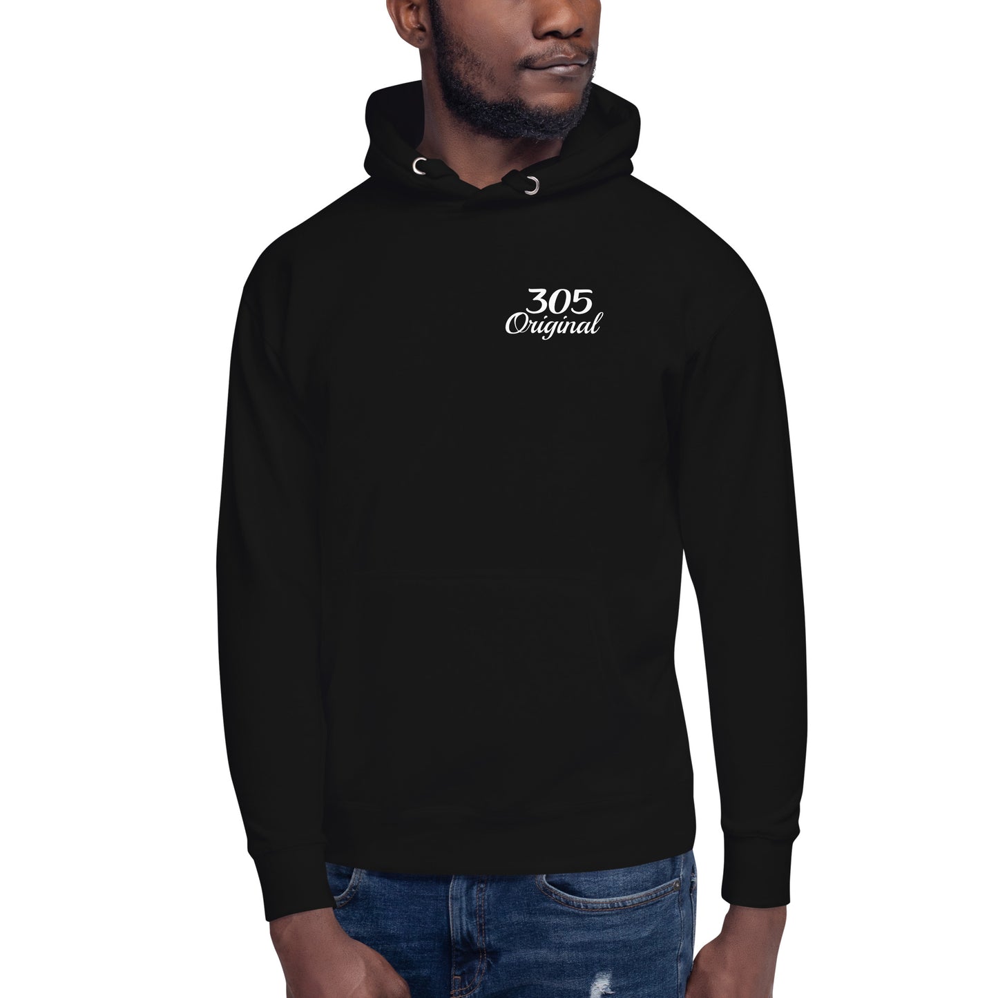 305 Original Cozy Lightweight Fleece Black Hoodie