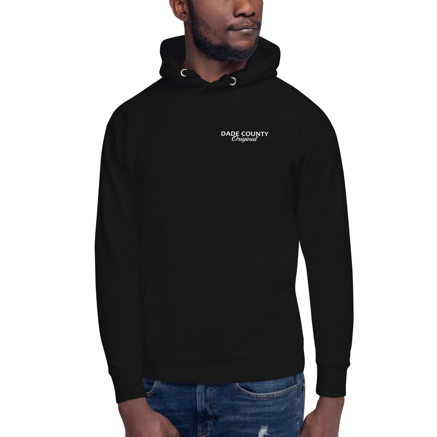 Dade County Original Cozy Lightweight Fleece Black Hoodie