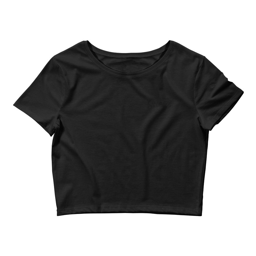 Sucia Short Sleeve Round Neck White Crop Top for Women Crop Tee